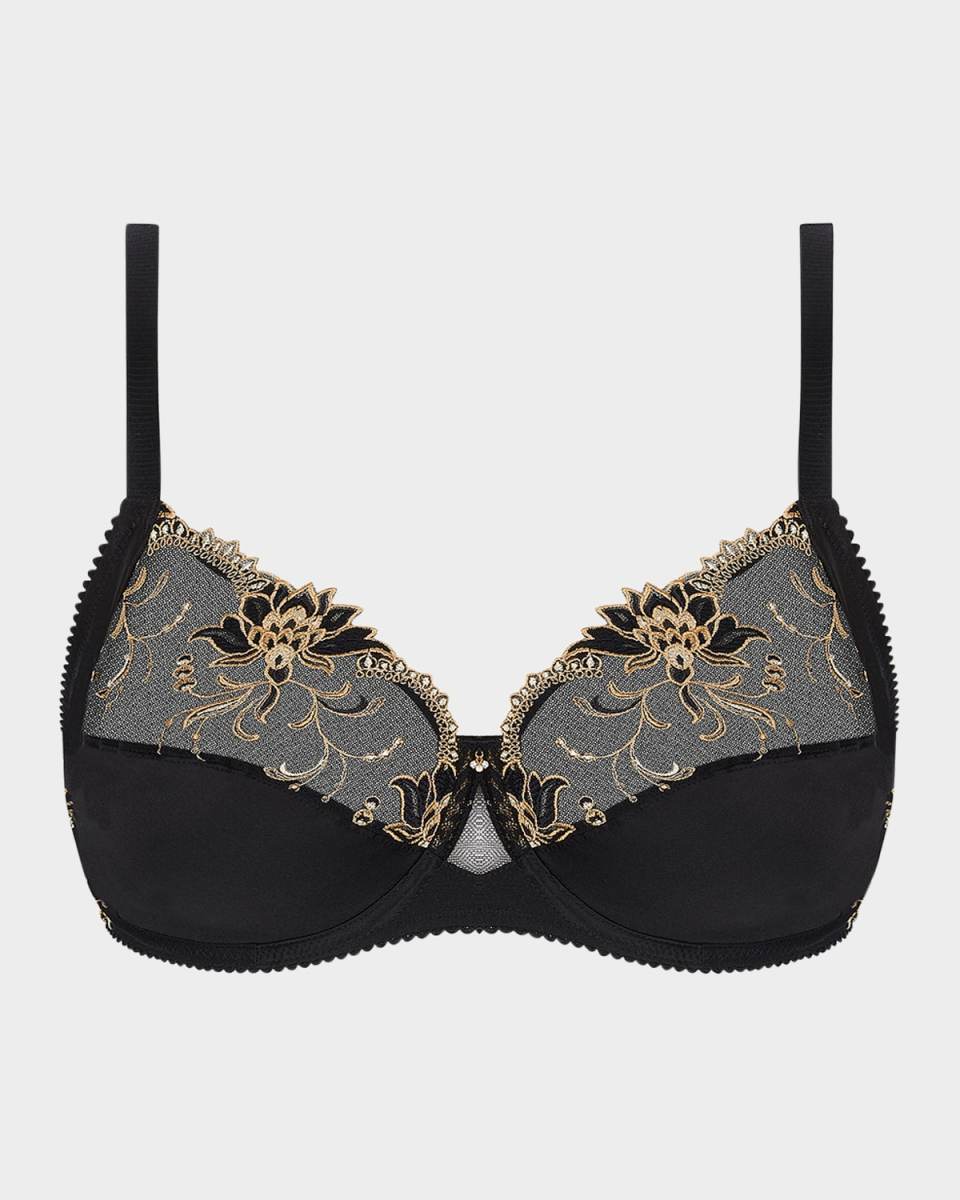 Eblouissante Icone Embroidered Full-Cup Bra